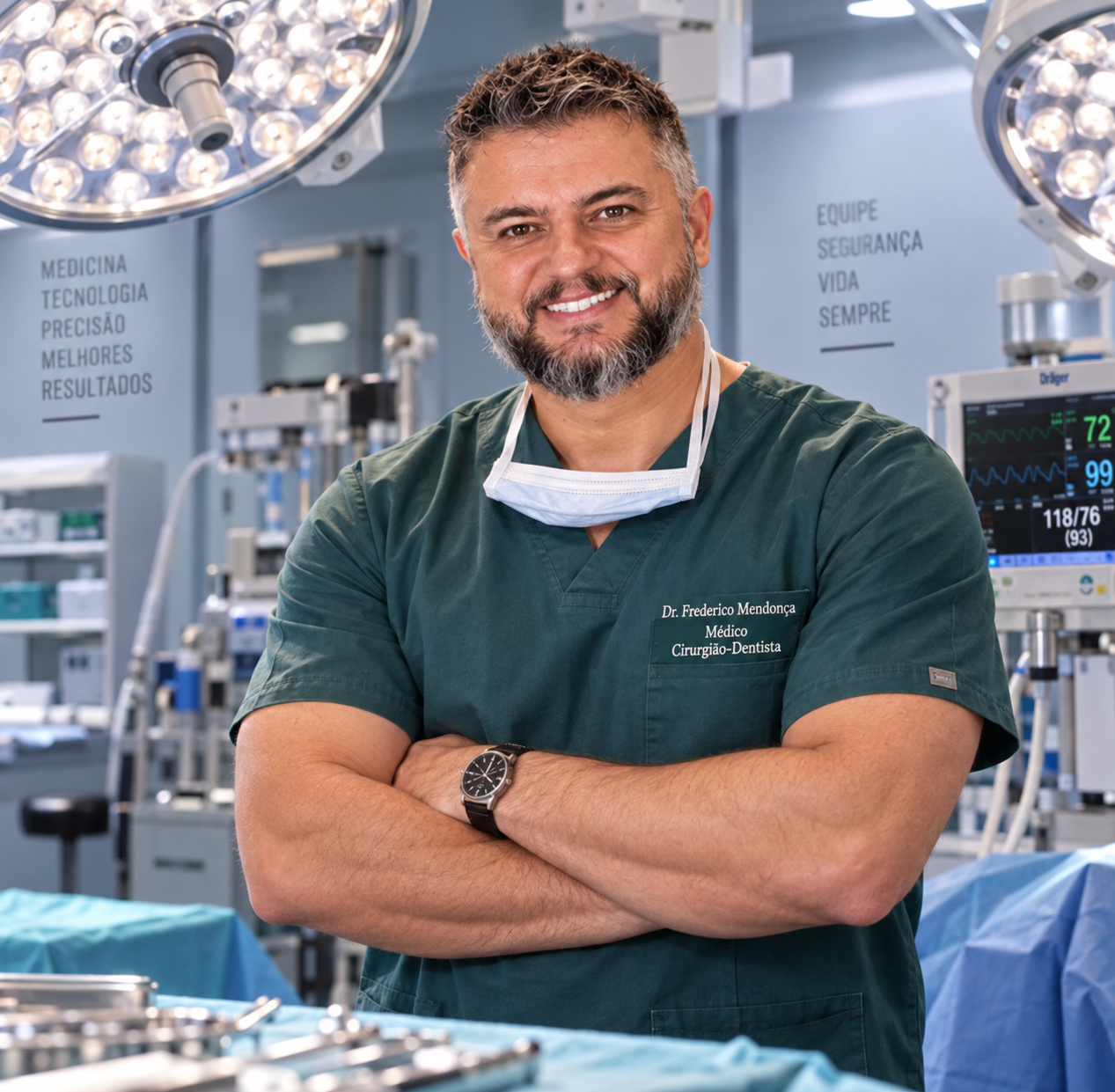 Dr. Frederico Mendonça em ambiente médico
